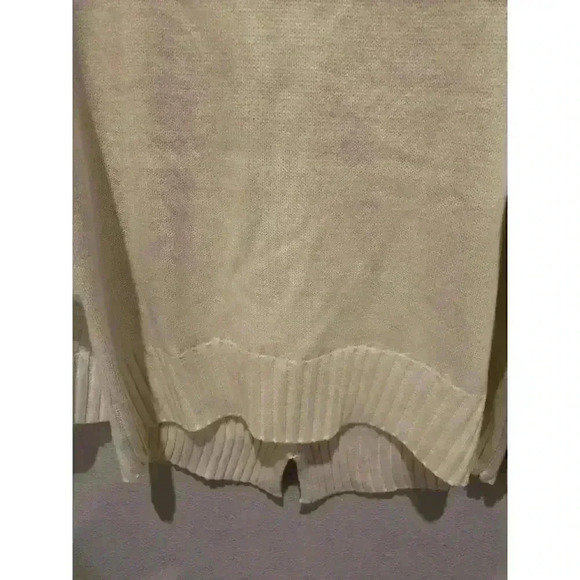 Ropé Picnic Women's Ivory Knit Turtleneck Pullover Sweater Size M - Picture 6 of 10